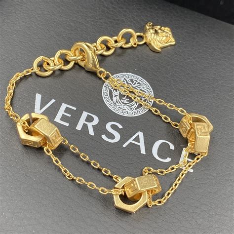 replica versace mens bracelet|Versace men's wedding rings.